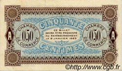 50 Centimes FRANCE regionalism and various Auxerre 1920 JP.017.19 VF - XF