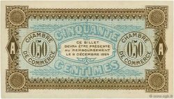50 Centimes FRANCE regionalismo y varios Auxerre 1921 JP.017.27 SC a FDC