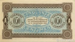 50 Centimes FRANCE regionalism and miscellaneous Auxerre 1921 JP.017.28 AU+