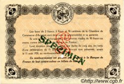 2 Francs Spécimen FRANCE Regionalismus und verschiedenen Avignon 1915 JP.018.09 fST to ST