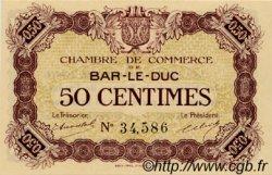 50 Centimes FRANCE regionalism and various Bar-Le-Duc 1918 JP.019.01 AU+