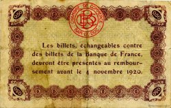 50 Centimes FRANCE régionalisme et divers Bar-Le-Duc 1920 JP.019.01 TB