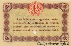 50 Centimes Annulé FRANCE regionalismo y varios Bar-Le-Duc 1918 JP.019.02 SC a FDC