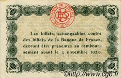 50 Centimes FRANCE Regionalismus und verschiedenen Bar-Le-Duc 1918 JP.019.07 SS to VZ