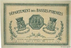 1 Franc FRANCE Regionalismus und verschiedenen Bayonne 1915 JP.021.13 SS to VZ