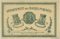 1 Franc FRANCE Regionalismus und verschiedenen Bayonne 1915 JP.021.15 SS to VZ