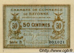 50 Centimes FRANCE regionalismo e varie Bayonne 1916 JP.021.26 BB to SPL