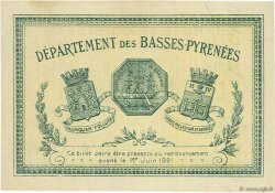 1 Franc FRANCE regionalism and miscellaneous Bayonne 1916 JP.021.29 AU+