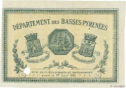 1 Franc Spécimen FRANCE Regionalismus und verschiedenen Bayonne 1916 JP.021.31 SS to VZ