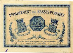 2 Francs FRANCE regionalismo y varios Bayonne 1916 JP.021.36 SC a FDC