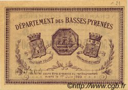 50 Centimes FRANCE Regionalismus und verschiedenen Bayonne 1918 JP.021.55 SS to VZ