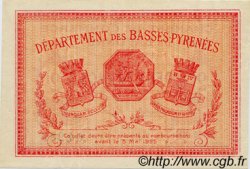 2 Francs FRANCE regionalismo y varios Bayonne 1920 JP.021.68 SC a FDC