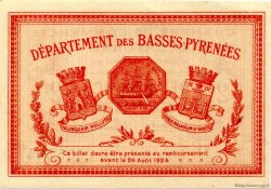 2 Francs FRANCE regionalismo y varios Bayonne 1921 JP.021.71 SC a FDC