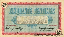 50 Centimes FRANCE regionalism and miscellaneous Belfort 1917 JP.023.26 VF - XF