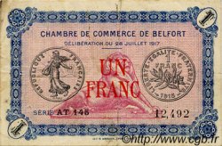 1 Franc FRANCE régionalisme et divers Belfort 1917 JP.023.32 TB