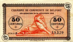 50 Centimes FRANCE régionalisme et divers Belfort 1918 JP.023.52 SPL à NEUF