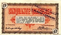 50 Centimes FRANCE régionalisme et divers Belfort 1918 JP.023.52 SPL à NEUF