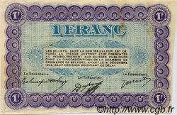 1 Franc Épreuve FRANCE regionalismo y varios Belfort 1921 JP.023.61 BC