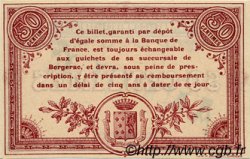 50 Centimes Annulé FRANCE regionalism and various Bergerac 1914 JP.024.02 AU+