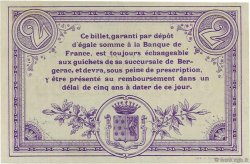 2 Francs FRANCE regionalismo e varie Bergerac 1914 JP.024.06 BB to SPL