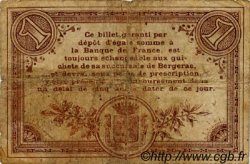 1 Franc FRANCE regionalism and miscellaneous Bergerac 1914 JP.024.15 F
