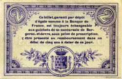 2 Francs FRANCE regionalism and miscellaneous Bergerac 1914 JP.024.19 AU+