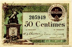 50 Centimes FRANCE regionalism and various Bergerac 1917 JP.024.24 AU+