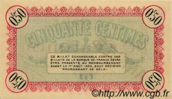 50 Centimes Annulé FRANCE Regionalismus und verschiedenen Besançon 1915 JP.025.03 fST to ST