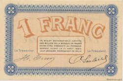 1 Franc FRANCE regionalism and miscellaneous Besançon 1915 JP.025.12 AU+