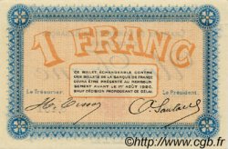 1 Franc FRANCE regionalismo y varios Besançon 1918 JP.025.21 SC a FDC