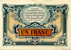 1 Franc FRANCE regionalismo y varios Besançon 1921 JP.025.24 SC a FDC
