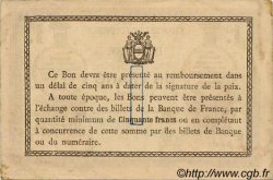 1 Franc Spécimen FRANCE regionalismo y varios Béthune 1915 JP.026.07 MBC a EBC