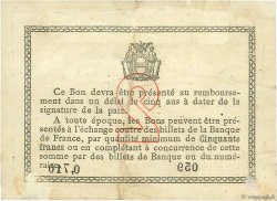 2 Francs FRANCE Regionalismus und verschiedenen Béthune 1915 JP.026.10 S
