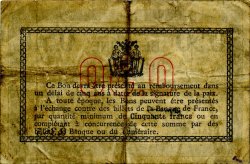 50 Centimes FRANCE Regionalismus und verschiedenen Béthune 1916 JP.026.15 S