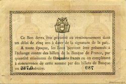 1 Franc FRANCE regionalismo e varie Béthune 1916 JP.026.17 BB to SPL