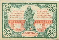 50 Centimes FRANCE regionalismo e varie Béziers 1921 JP.027.32 AU a FDC