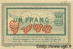 1 Franc FRANCE regionalismo y varios Béziers 1921 JP.027.33 SC a FDC
