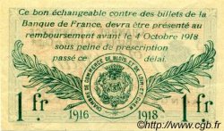 50 Centimes Annulé FRANCE regionalism and various Blois 1916 JP.028.06 AU+