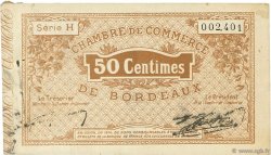 50 Centimes FRANCE regionalism and miscellaneous Bordeaux 1914 JP.030.01 F