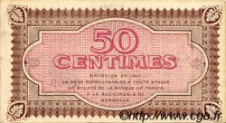 50 Centimes FRANCE regionalism and various Bordeaux 1917 JP.030.11 AU+