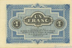 1 Franc FRANCE Regionalismus und verschiedenen Bordeaux 1917 JP.030.14 fST to ST