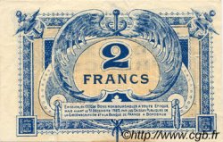 2 Francs FRANCE regionalismo e varie Bordeaux 1920 JP.030.27 BB to SPL