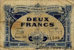 2 Francs FRANCE régionalisme et divers Bordeaux 1920 JP.030.27 TB