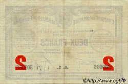 2 Francs FRANCE Regionalismus und verschiedenen Boulogne-Sur-Mer  1914 JP.031.21 SS to VZ