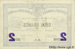 2 Francs FRANCE Regionalismus und verschiedenen Boulogne-Sur-Mer  1914 JP.031.25 SS to VZ