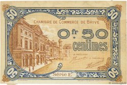 50 Centimes FRANCE regionalismo y varios Brive 1918 JP.033.01 MBC a EBC