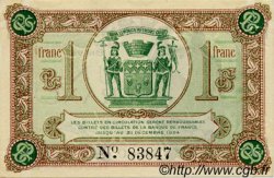 1 Franc FRANCE Regionalismus und verschiedenen Brive 1918 JP.033.02 fST to ST