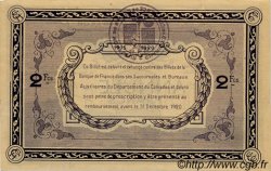 2 Francs Annulé FRANCE regionalismo e varie Caen et Honfleur 1918 JP.034.11 AU a FDC