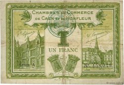 1 Franc FRANCE Regionalismus und verschiedenen Caen et Honfleur 1918 JP.034.14 S