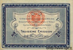 1 Franc FRANCE regionalism and various Caen et Honfleur 1918 JP.034.18 AU+